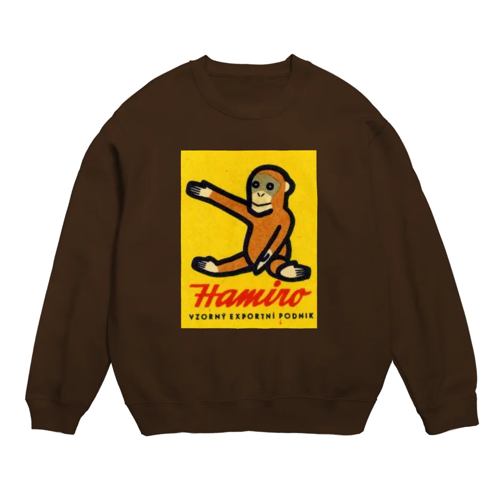 YS VINTAGE WORKSのチェコ おサルさん Crew Neck Sweatshirt