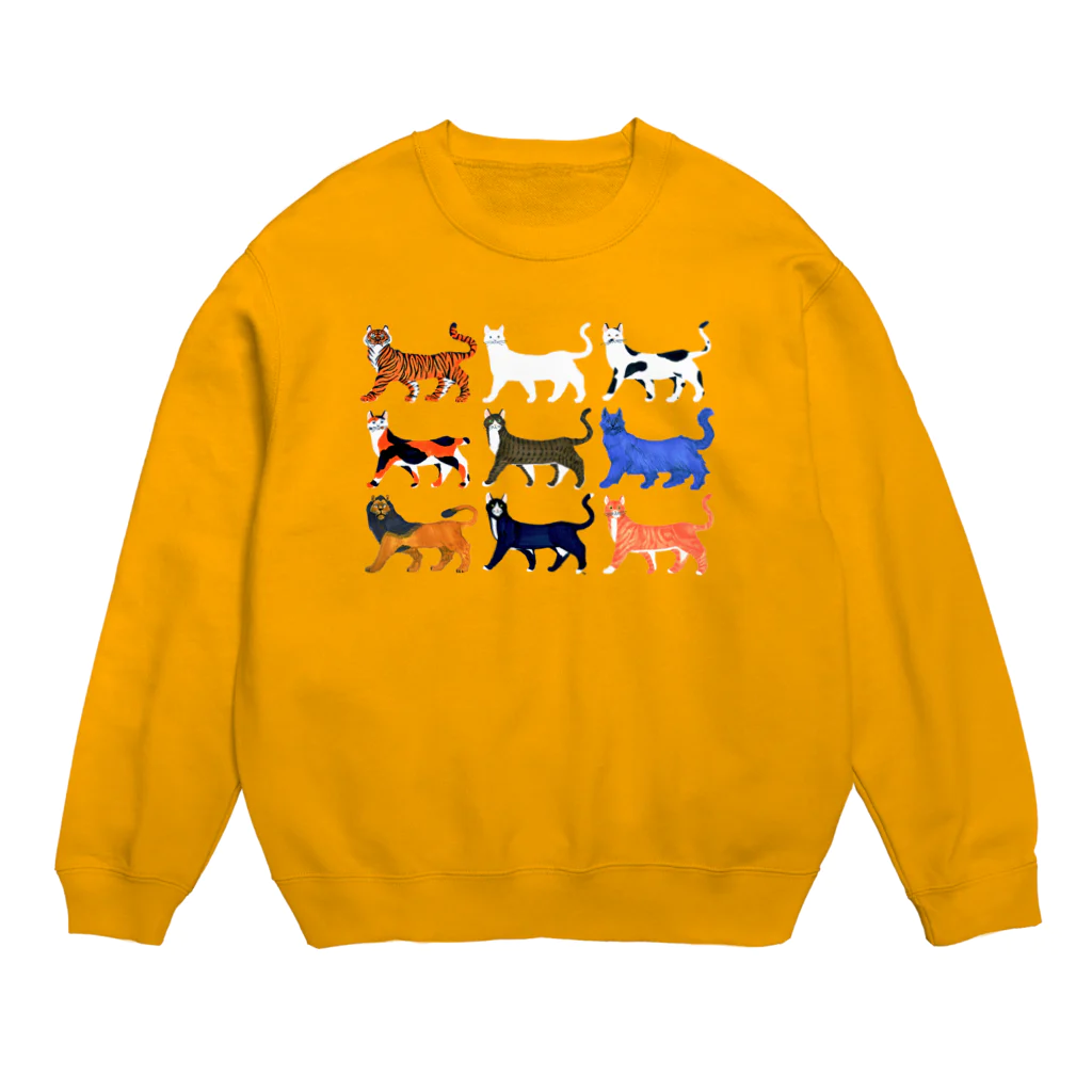 segasworksのネコたち Crew Neck Sweatshirt