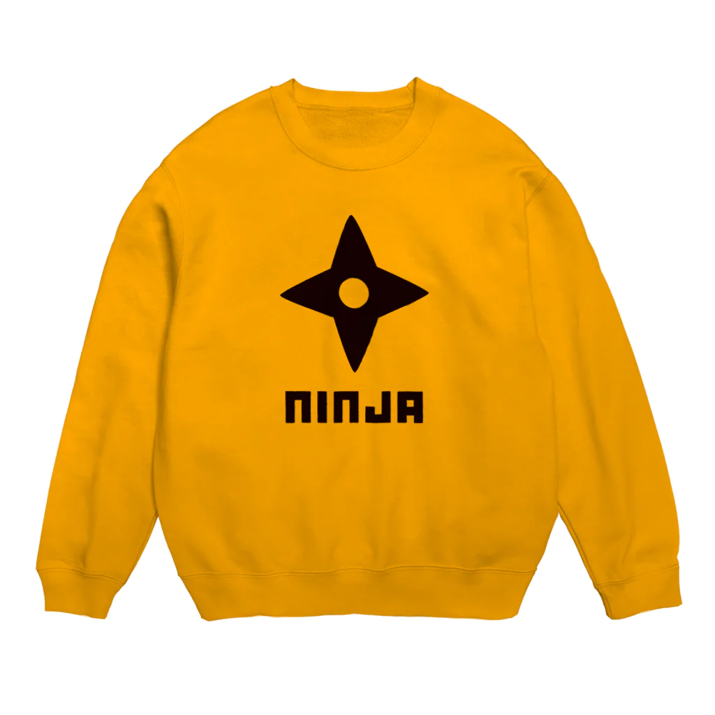 ハルカゼデザインのにんじゃ　忍者　ニンジャ Crew Neck Sweatshirt
