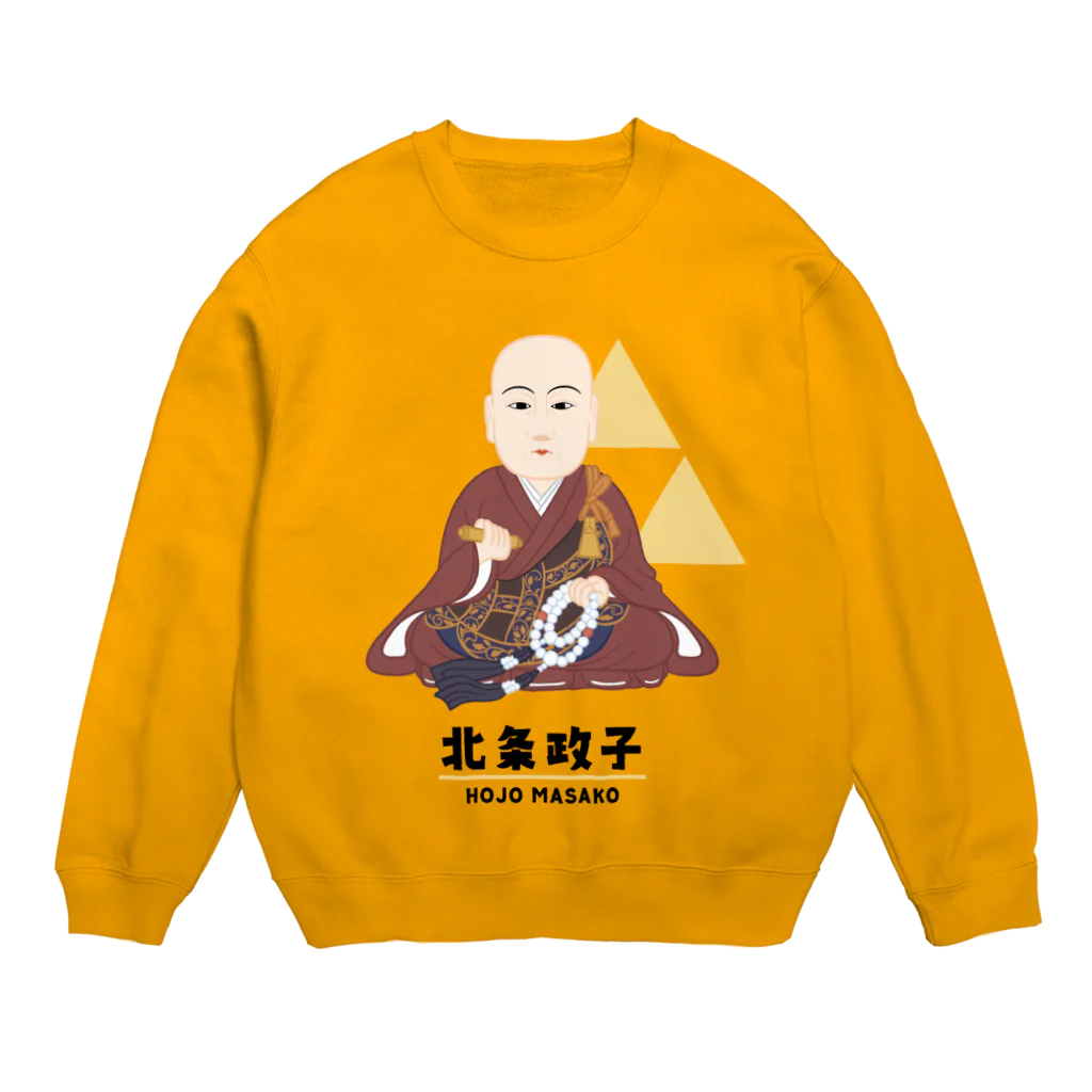 mincruの偉人シリーズ_北条政子 Crew Neck Sweatshirt