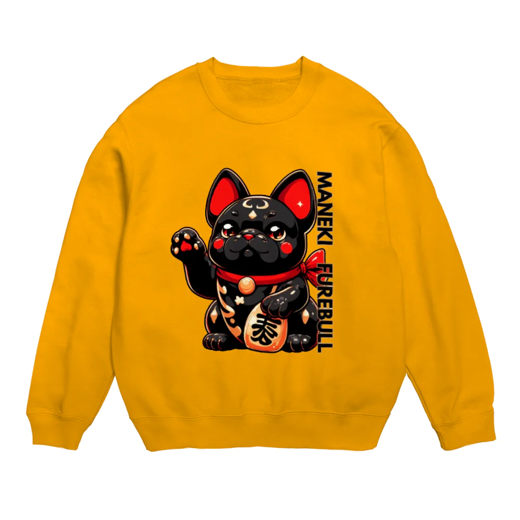 furebuhi　clubの幸せ招きフレブル Crew Neck Sweatshirt