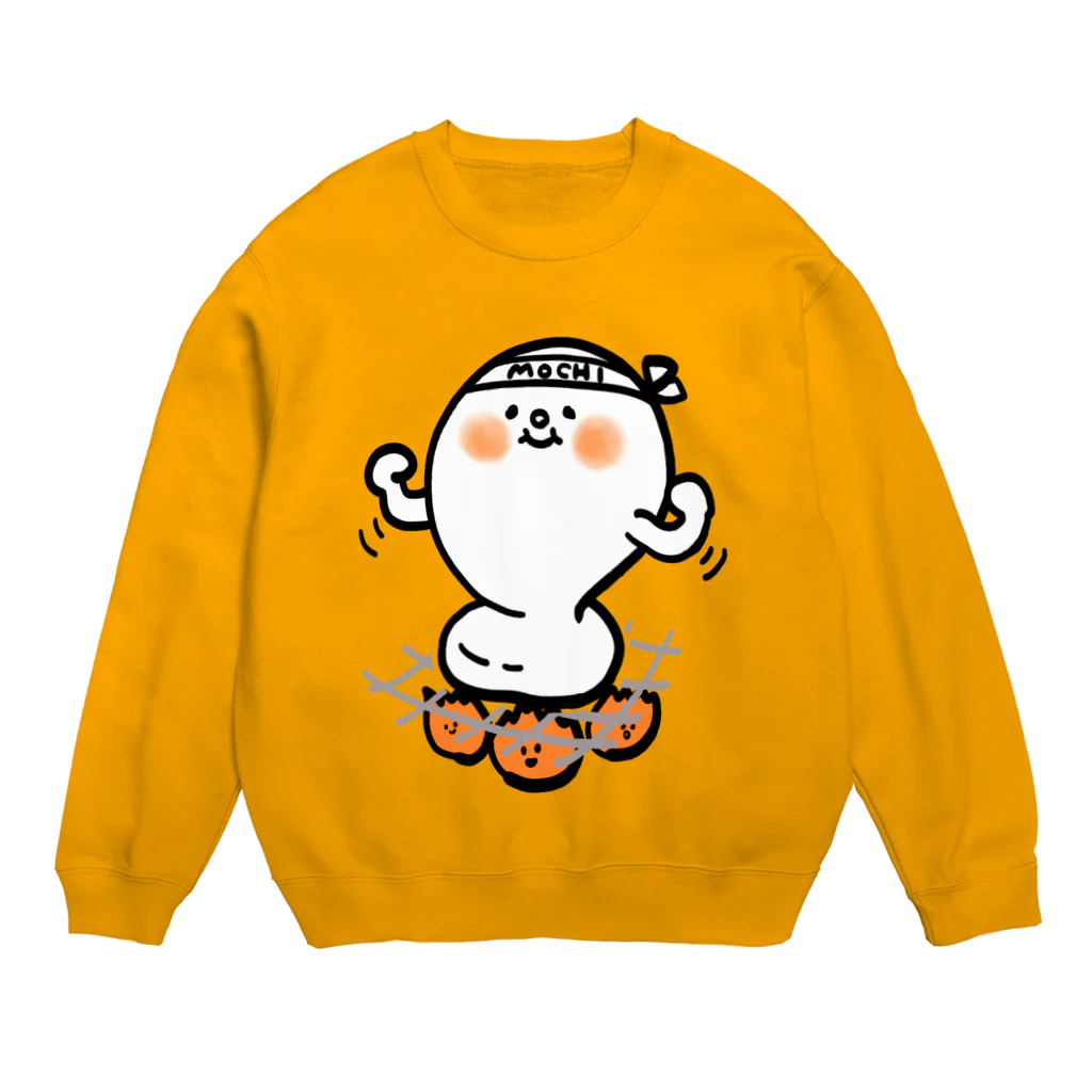 スタジオづるりのもりもりモチくん Crew Neck Sweatshirt