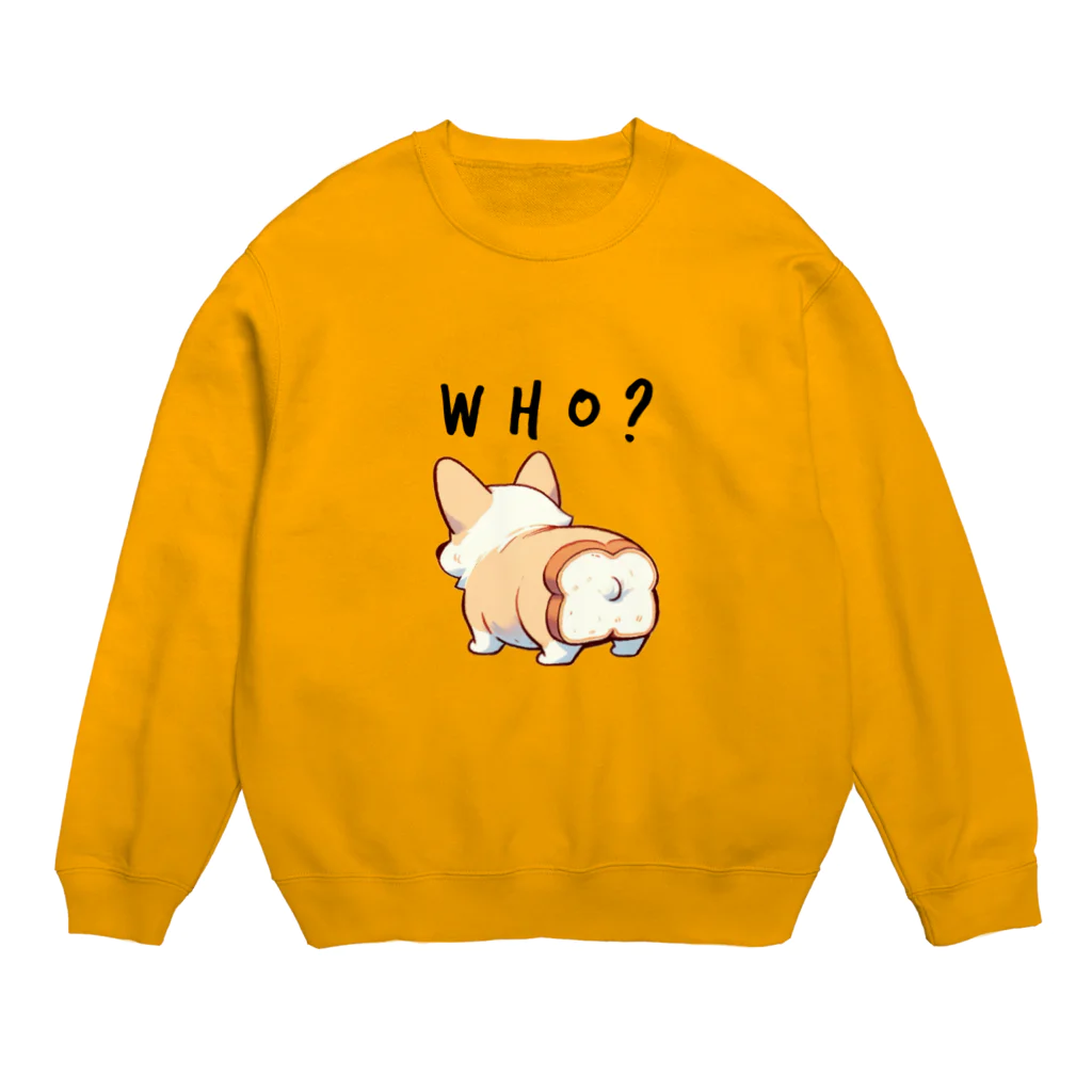 ___Niboshiのシャイなコーギーくん Crew Neck Sweatshirt