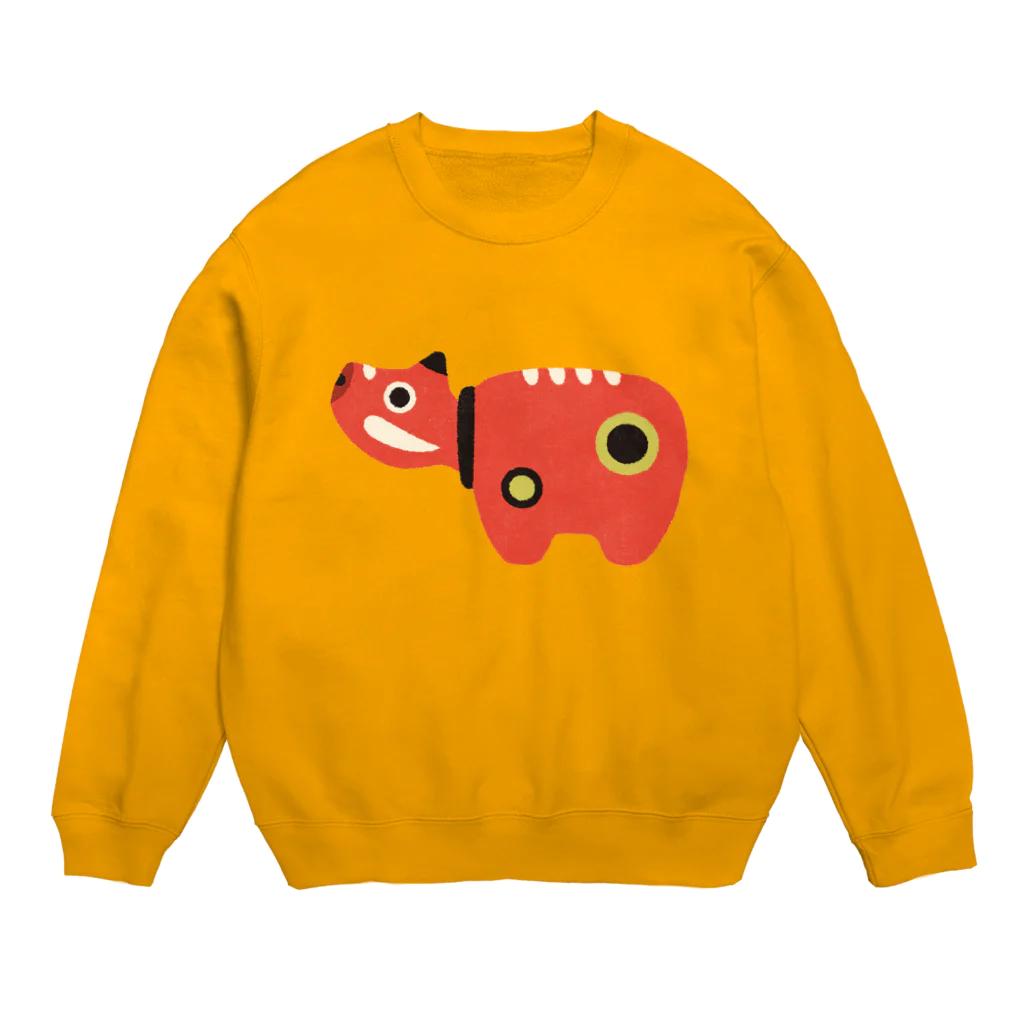 gangの赤べこ Crew Neck Sweatshirt