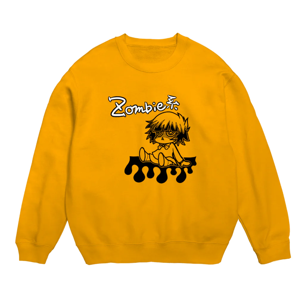 ミスカトニックかわいい研究部のゾンビ系女子ねそみちゃん Crew Neck Sweatshirt