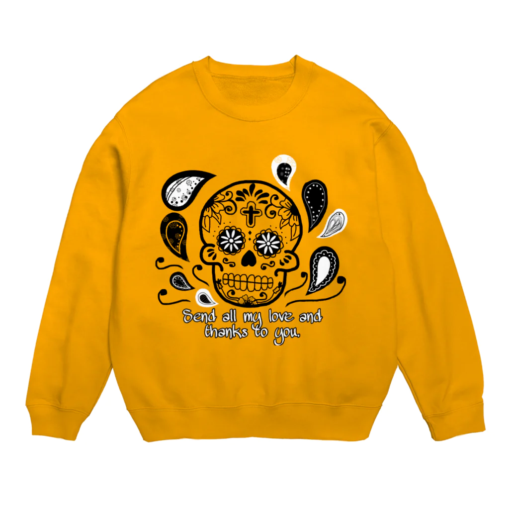 MIOのがいこつ派手にしたら。 Crew Neck Sweatshirt