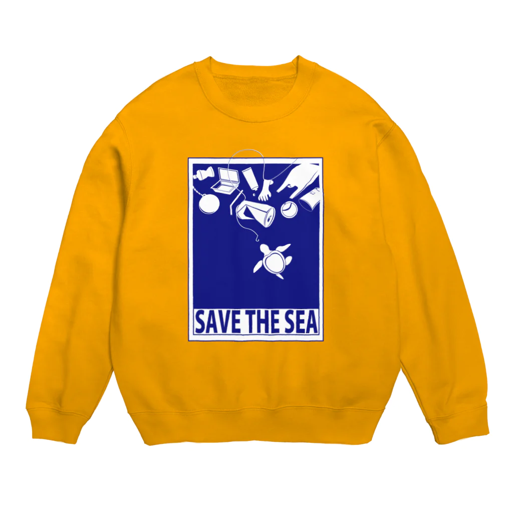 ナントカのSAVE THE SEA Crew Neck Sweatshirt