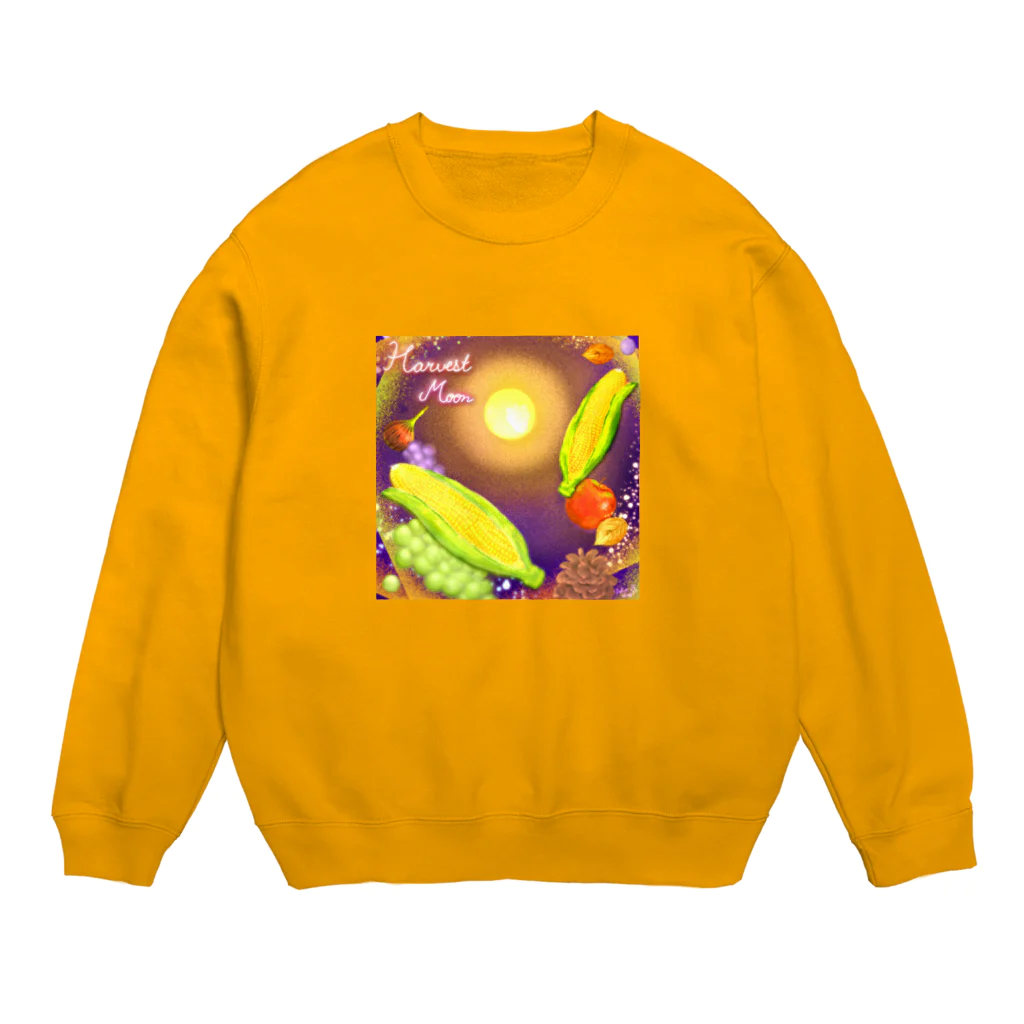 どるちぇ＊うさぎの9月《Moonシリーズ》＊Harvest Moon＊ Crew Neck Sweatshirt