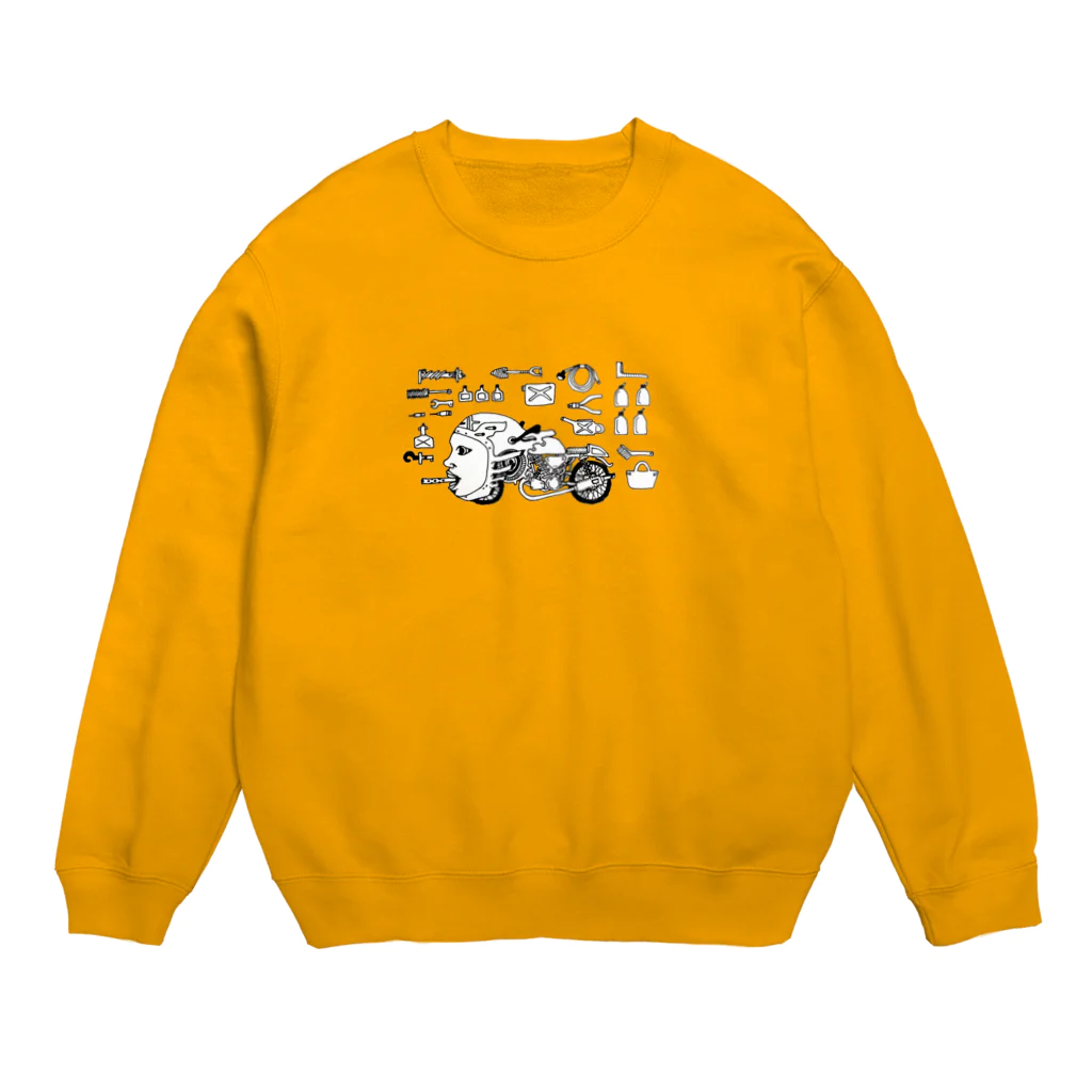 Ｘ-ジュゴンのモンスターマシン01 Crew Neck Sweatshirt