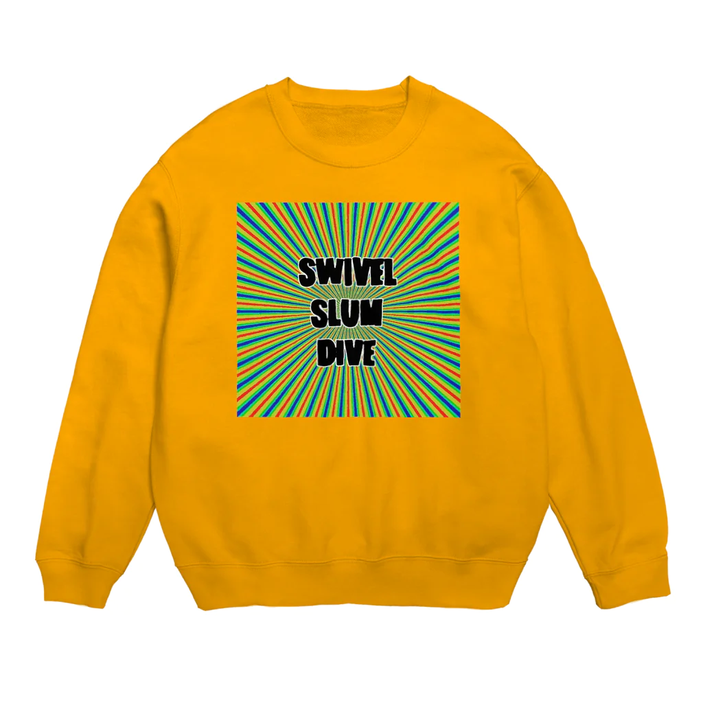 SWIVEL SLUM DIVEのSSD かわいいスエット Crew Neck Sweatshirt