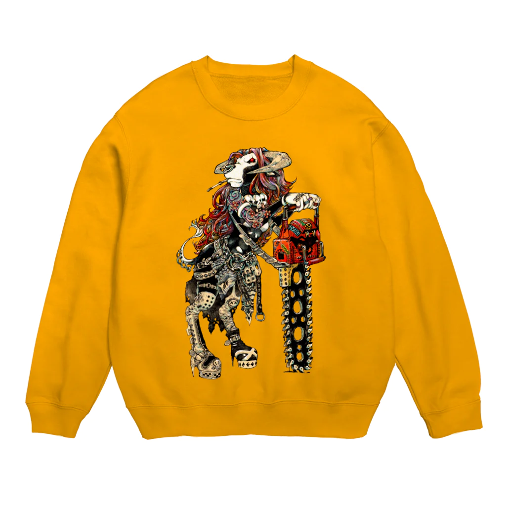 月が輝くこんな夜にの逆襲 Crew Neck Sweatshirt