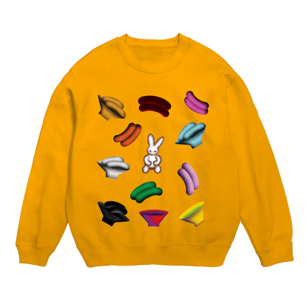SHOP CMYKのLucky rabbit 全7色 Crew Neck Sweatshirt