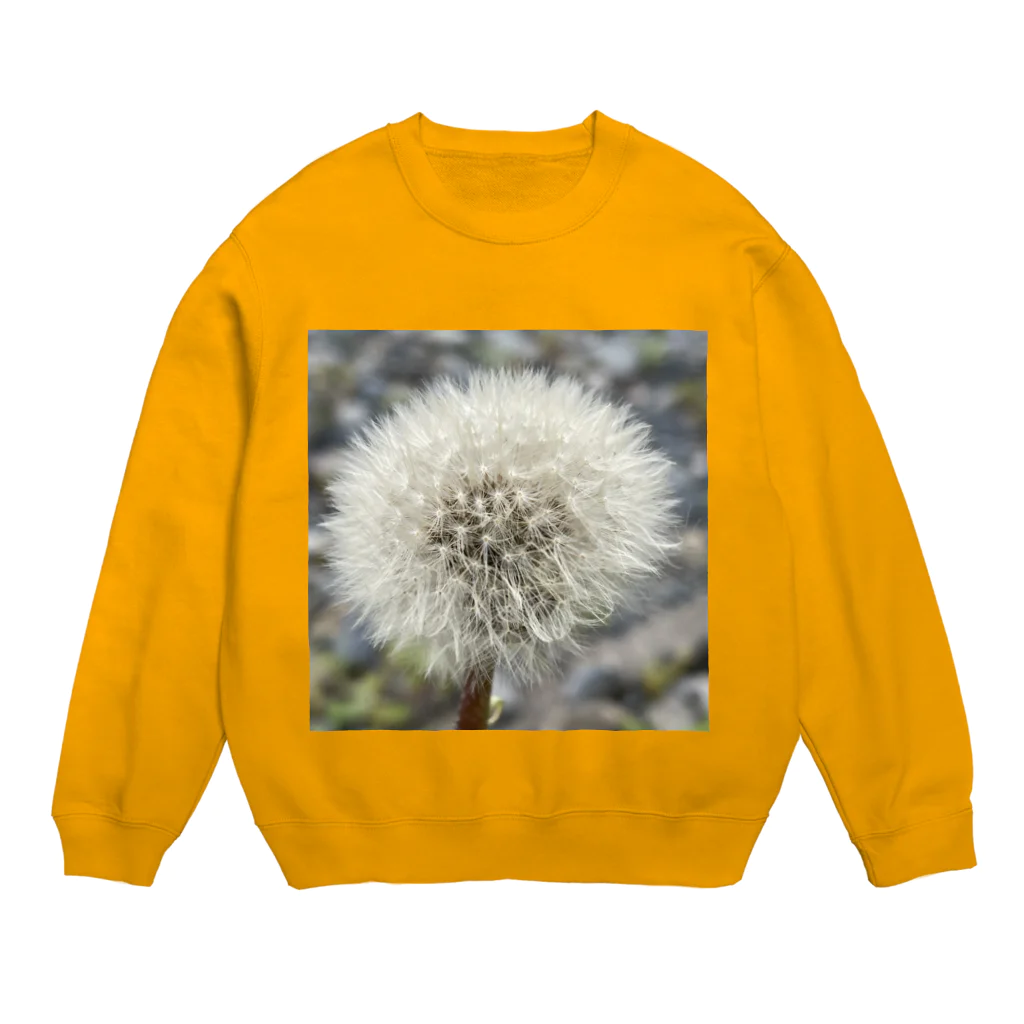 でおきしりぼ子の実験室のわたげのうたげ-正方形 Crew Neck Sweatshirt