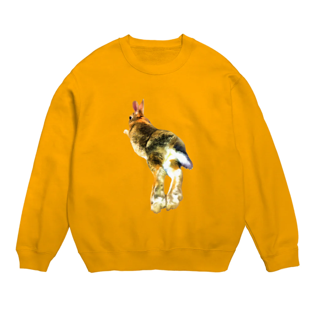 ミニウサギのむぎのミニウサギのむぎ(うさけつ①) Crew Neck Sweatshirt