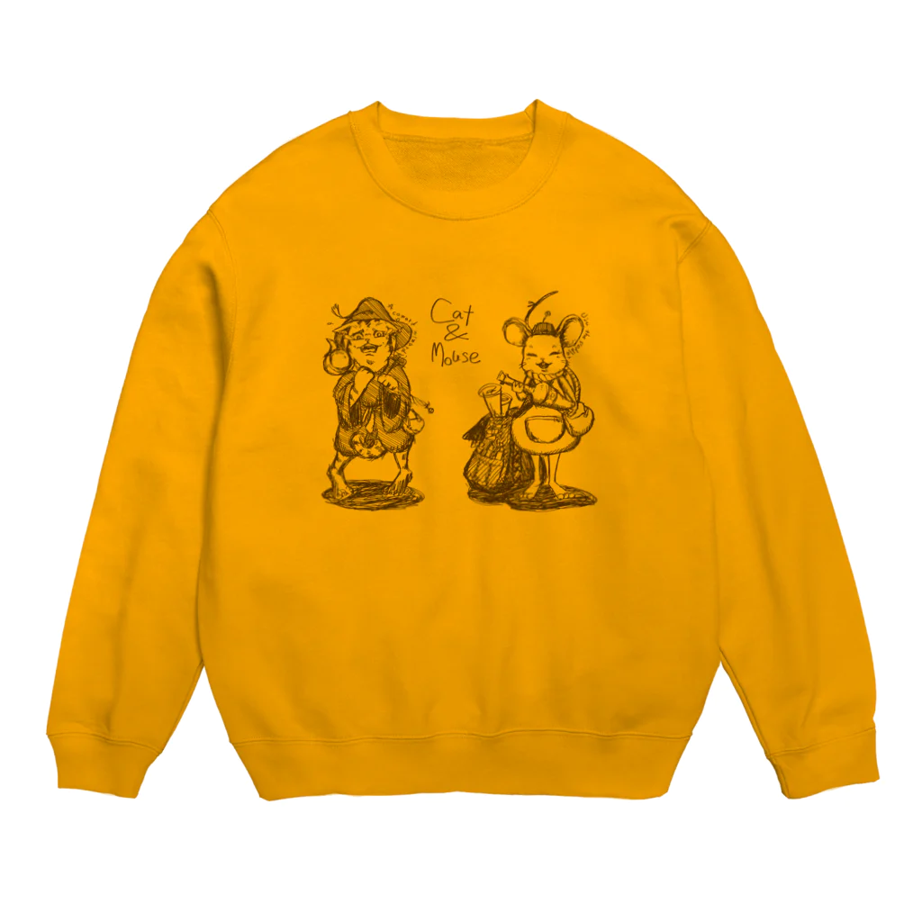 行商人うじゅの魔法使いと行商人 Crew Neck Sweatshirt