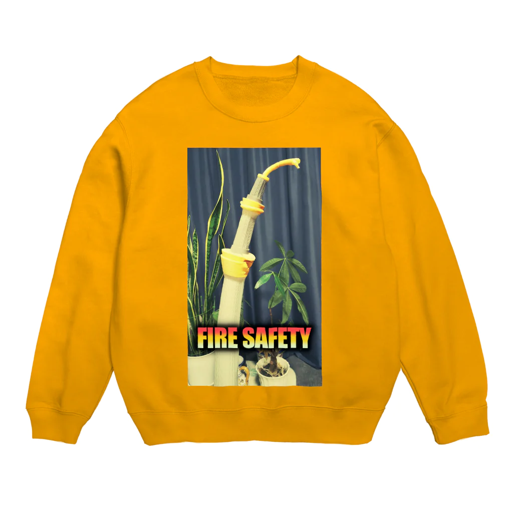 おぱんずのFIRE SAFETY Crew Neck Sweatshirt