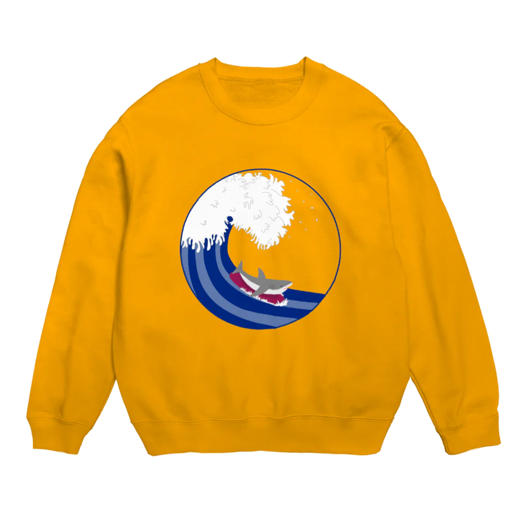 Mrs.Bean/ミセスビーンのサメサーファー Crew Neck Sweatshirt