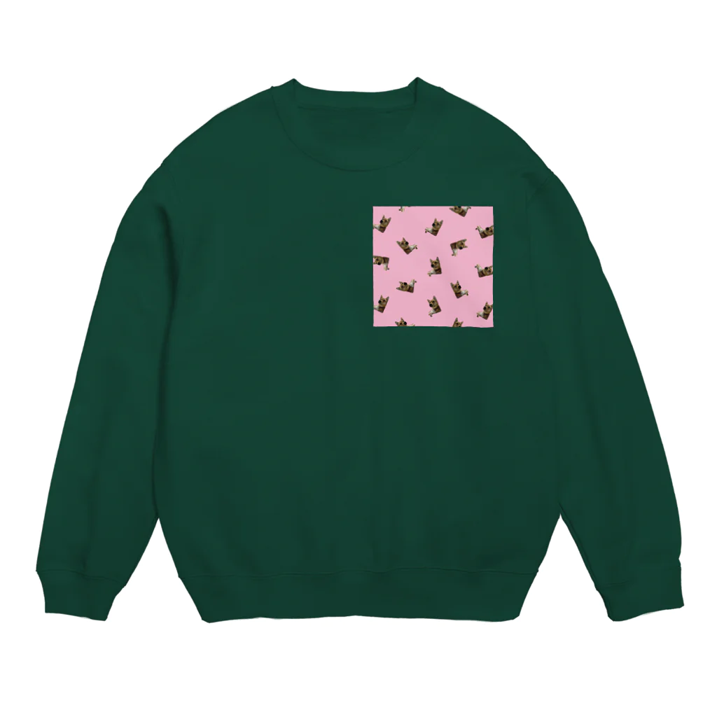 まもるのおうちのピンクな僕【マシカク】 Crew Neck Sweatshirt