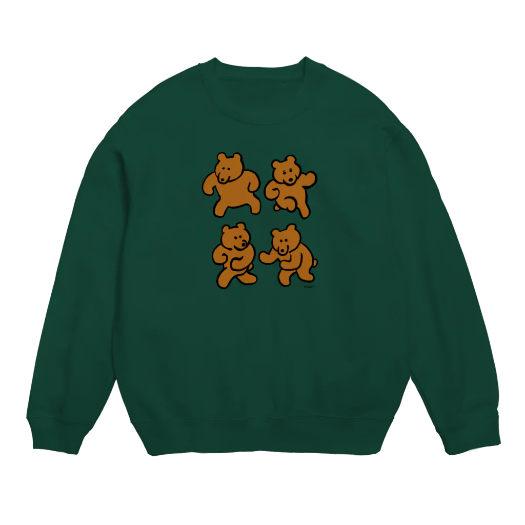 yukkeのクマたち Crew Neck Sweatshirt