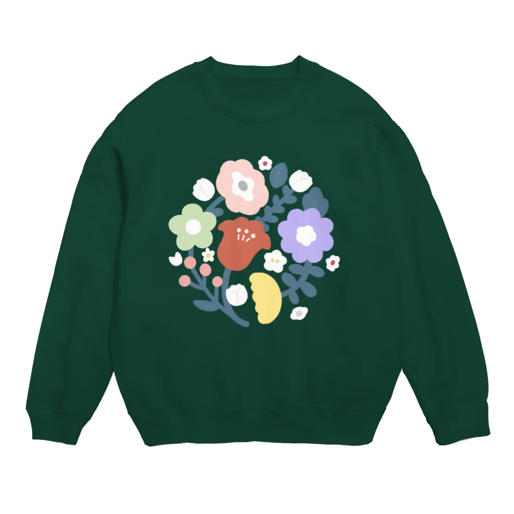 うめひじきのイロイロ花 Crew Neck Sweatshirt