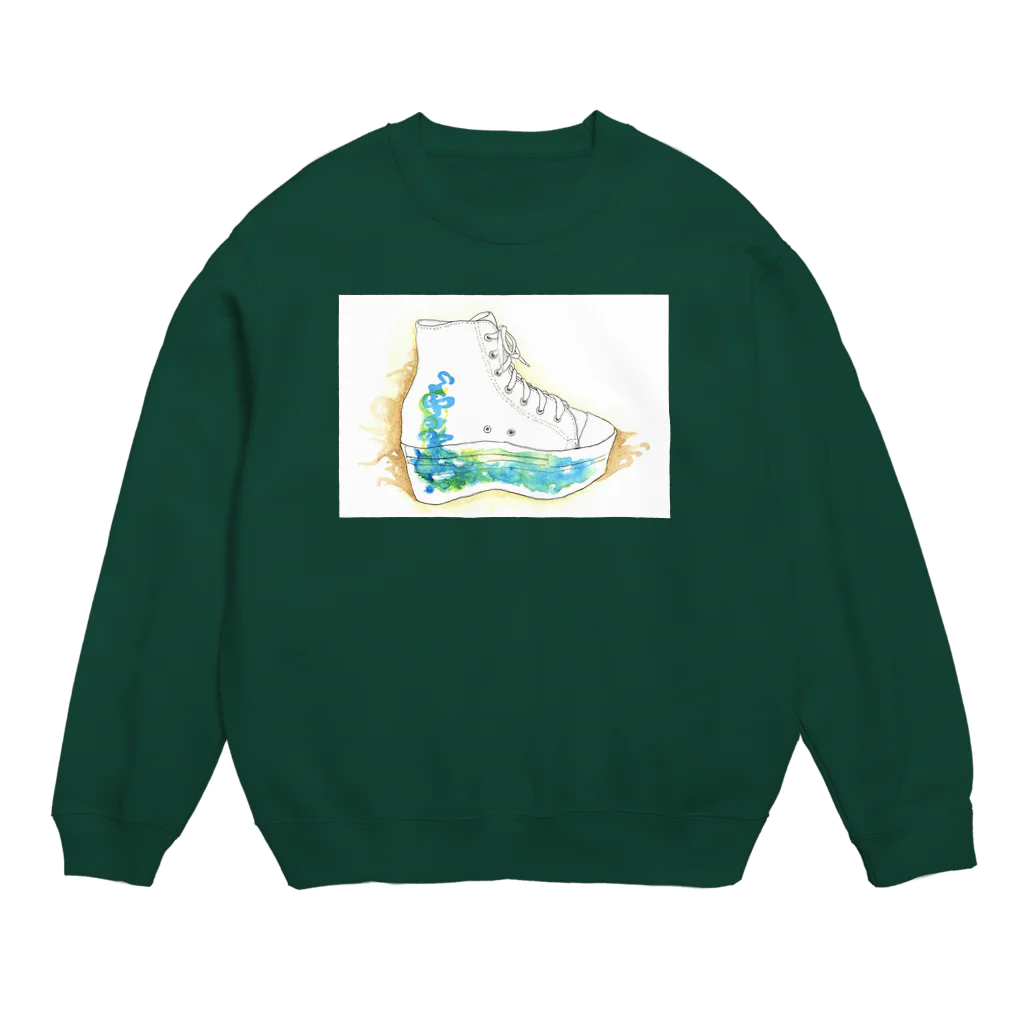 たき ちのプラットホームシューズ Crew Neck Sweatshirt