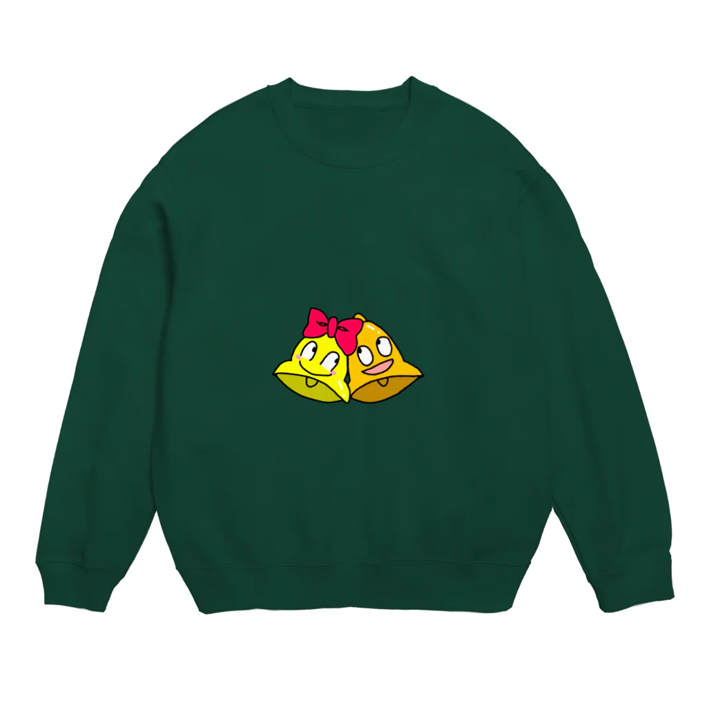 ダメ目のカップルベル Crew Neck Sweatshirt