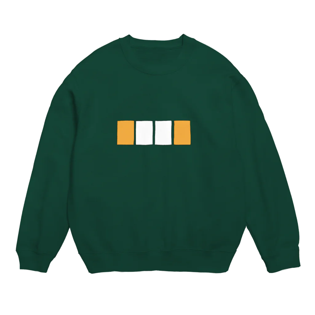 麻雀の麻雀/白の暗カン Crew Neck Sweatshirt