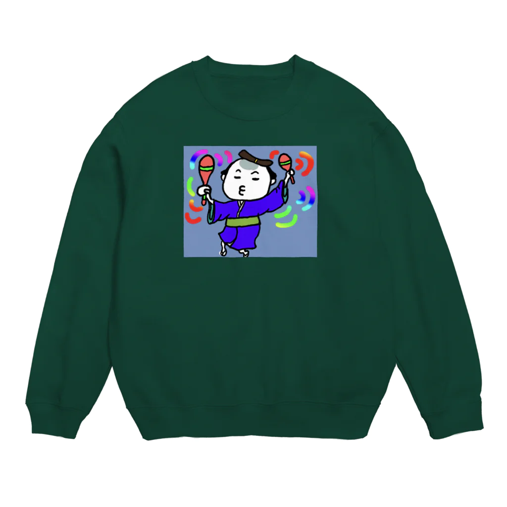 MedicalKUNのおさむらいチャン★マンボでウー！ Crew Neck Sweatshirt