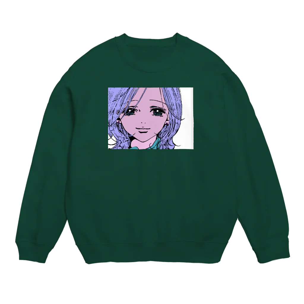 _____1833_のおんなのこ Crew Neck Sweatshirt