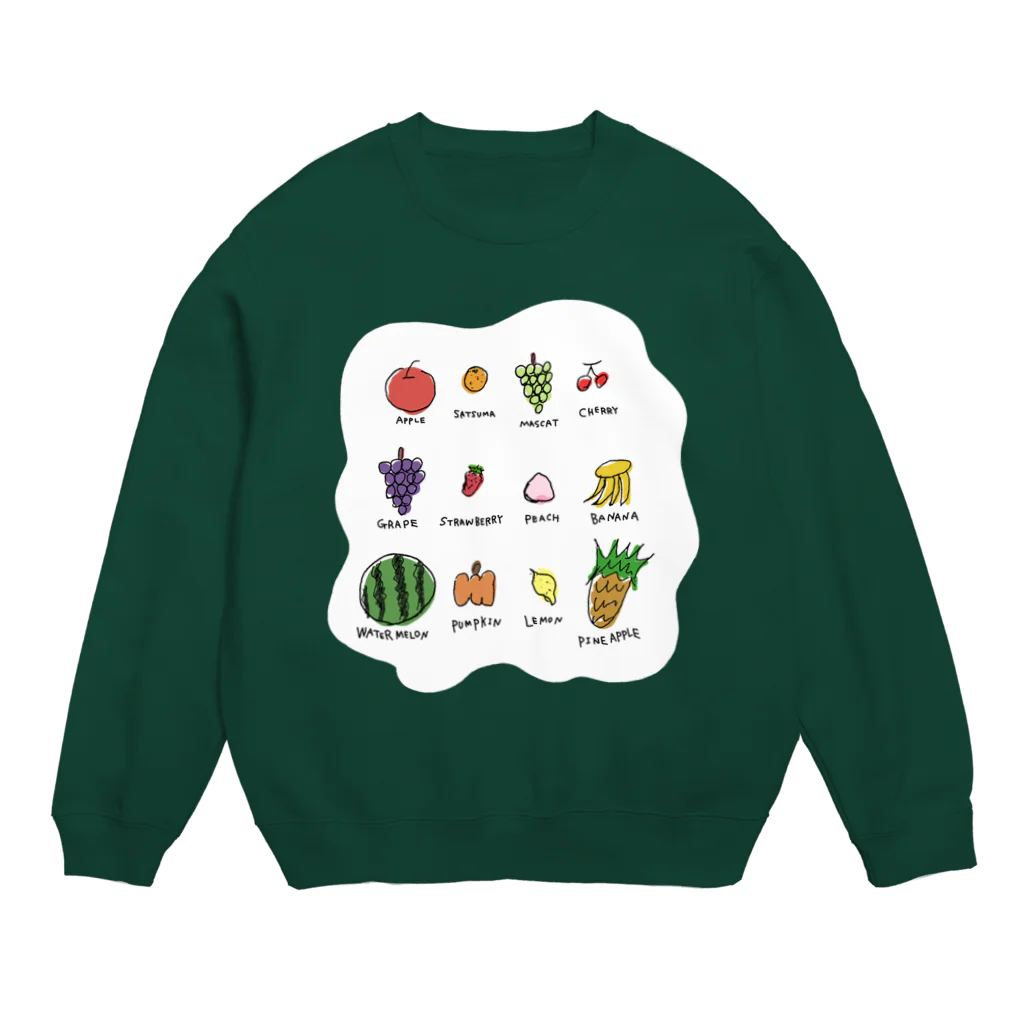 OchoKeのみほちゃんのフルーツ Crew Neck Sweatshirt