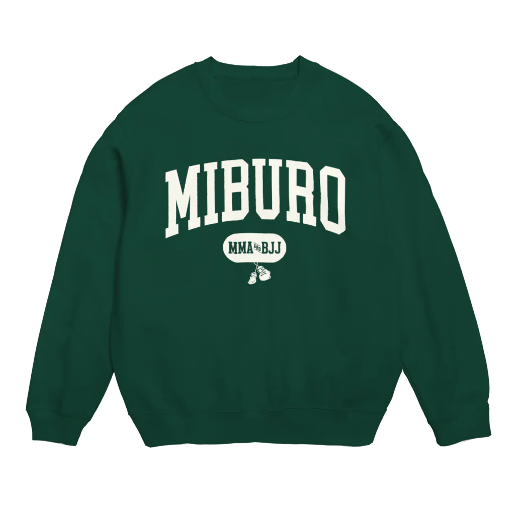 No.326のカレッジ2 ホワイトロゴ Crew Neck Sweatshirt