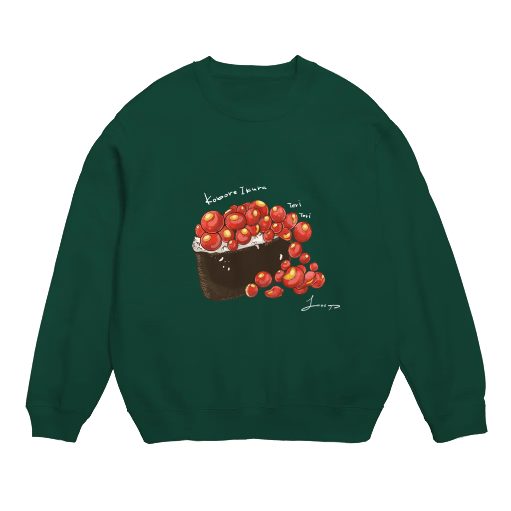 JOZEPのこぼれいくら Crew Neck Sweatshirt