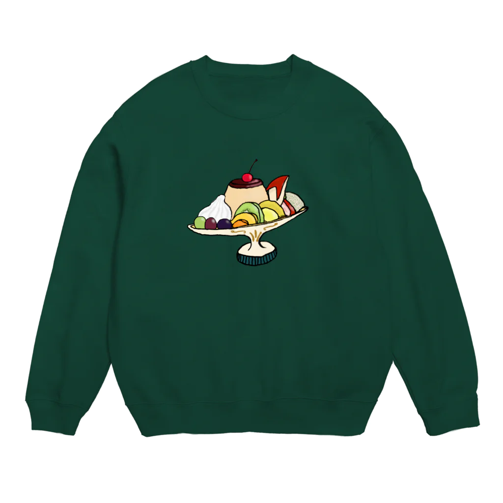 気ままに創作　よろず堂のプリン・ア・ラ・モード　ポップ Crew Neck Sweatshirt