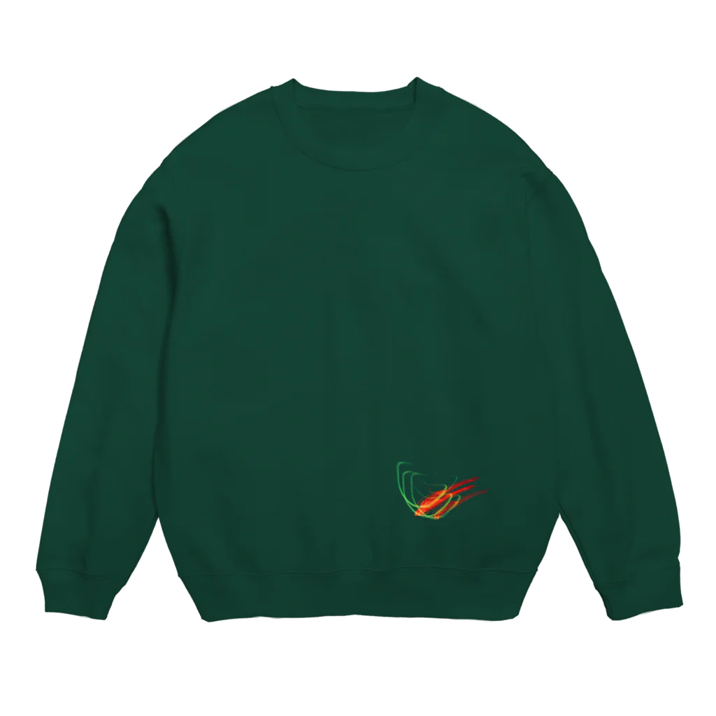 五十嵐灯の電蟲 Crew Neck Sweatshirt