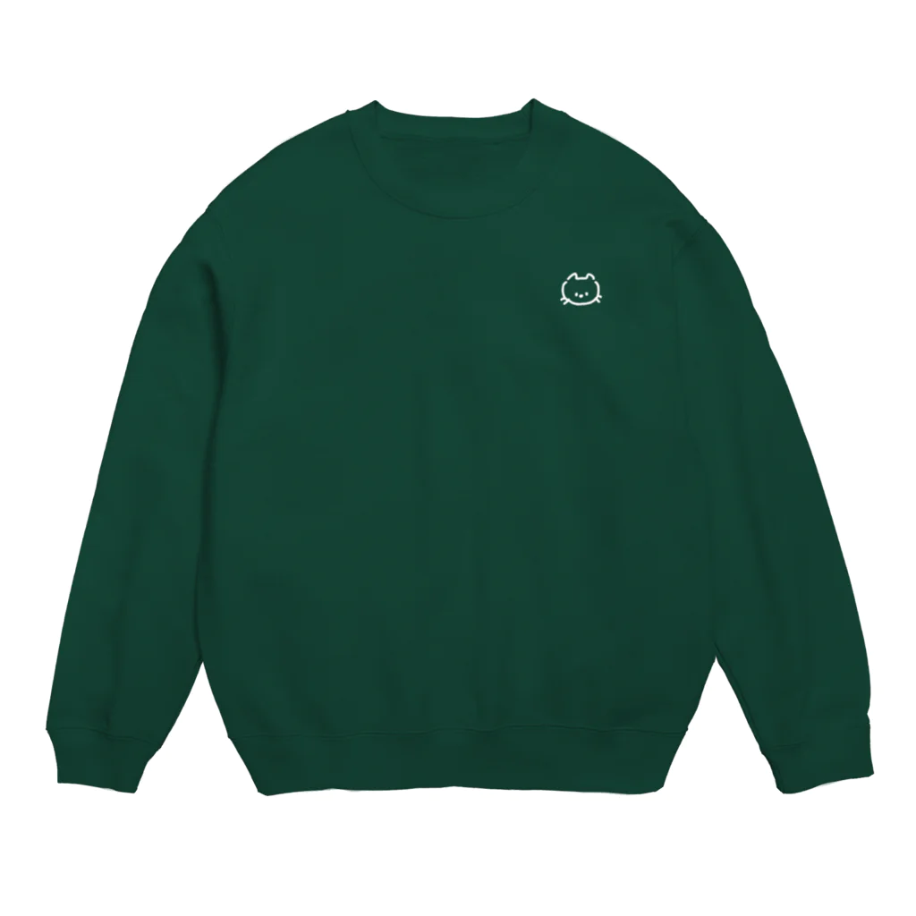 しいくいんのネコチャン・白 Crew Neck Sweatshirt