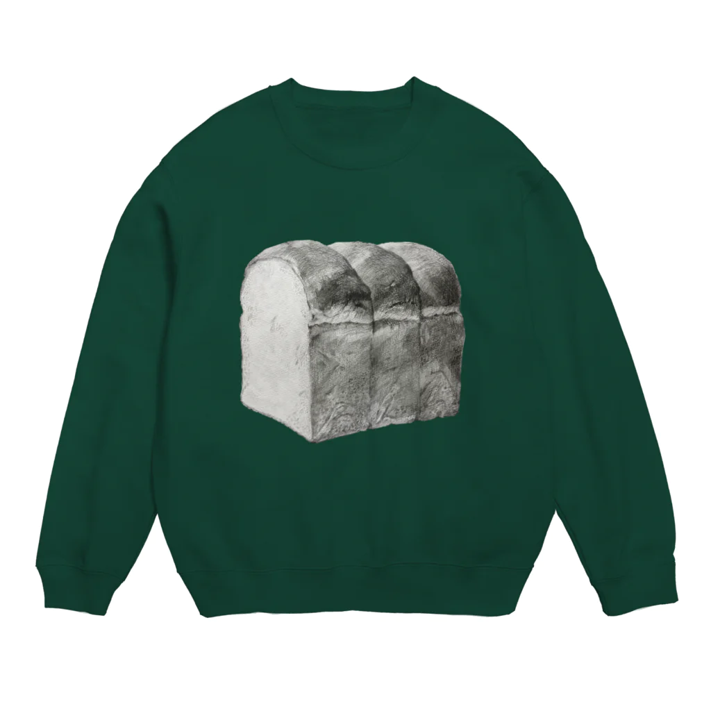 mainichi-tabetaiの食パン(昼食) Crew Neck Sweatshirt