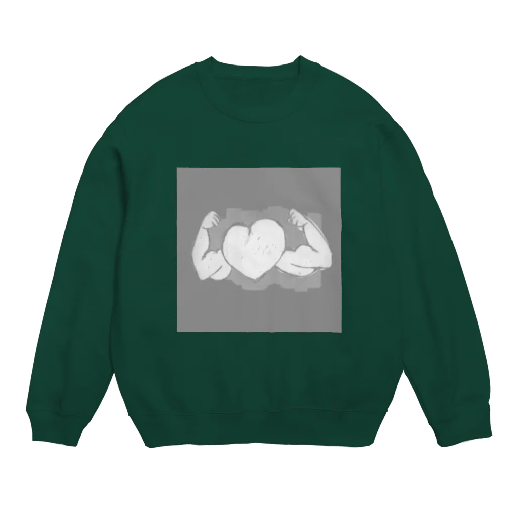 仁美のマッチョハート Crew Neck Sweatshirt