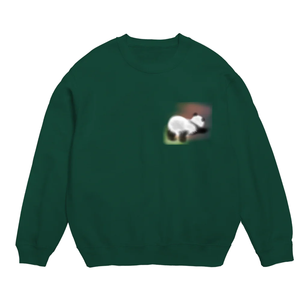 ぱすてらむぎこのパンダちゃんのおしり Crew Neck Sweatshirt