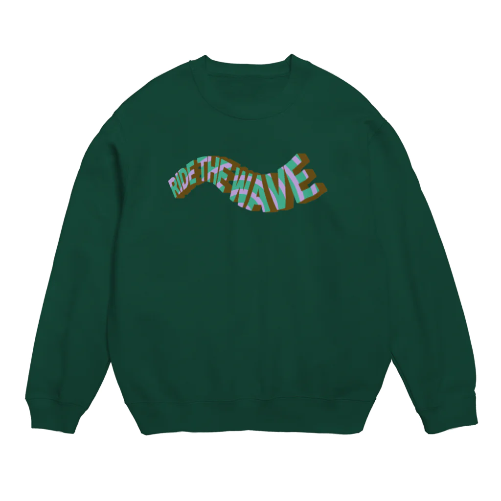 sandy-mのライドザウェーブ ヴィンテージ風 2 Crew Neck Sweatshirt