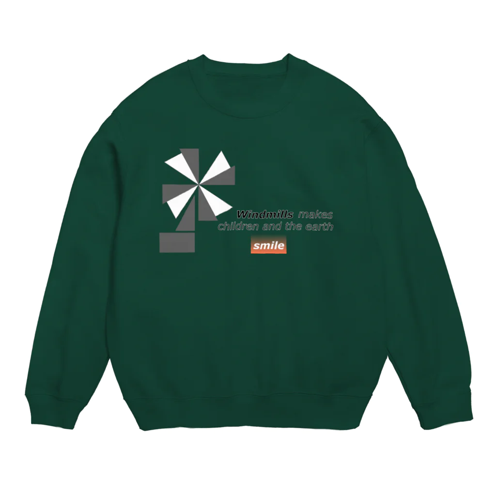 kEnOn(ケノン）の風車 Crew Neck Sweatshirt