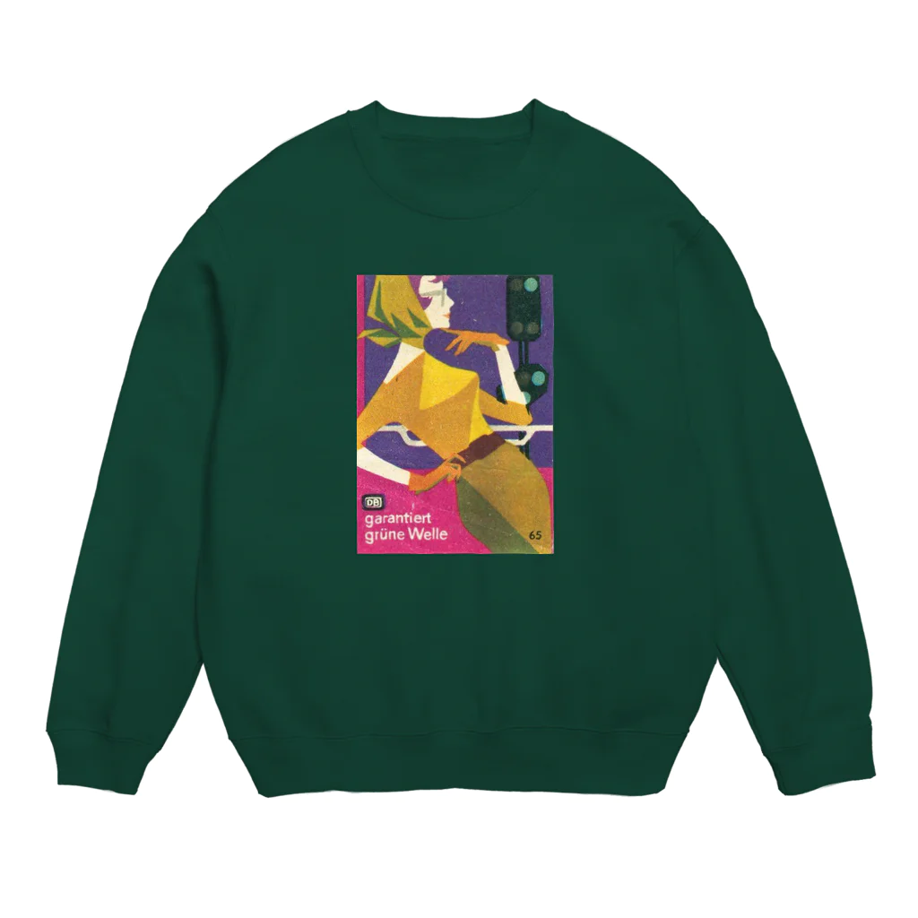 YS VINTAGE WORKSのドイツ国鉄 DB レディー1 寄りかかり Crew Neck Sweatshirt