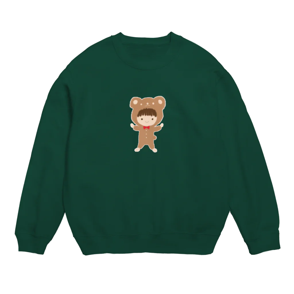 rurugirlのくまさんパジャマ Crew Neck Sweatshirt