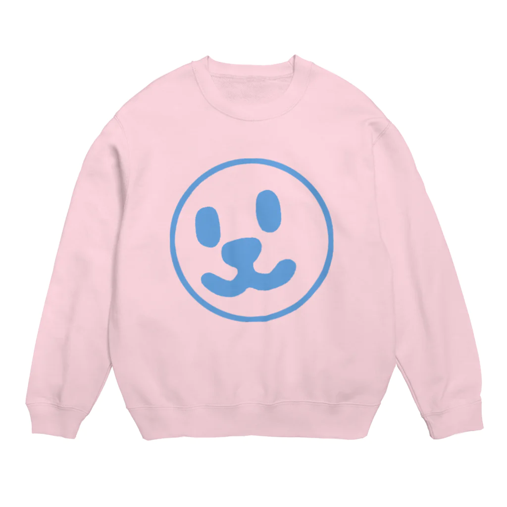 週刊少年ライジングサンズのSmile Face Blue Line Crew Neck Sweatshirt