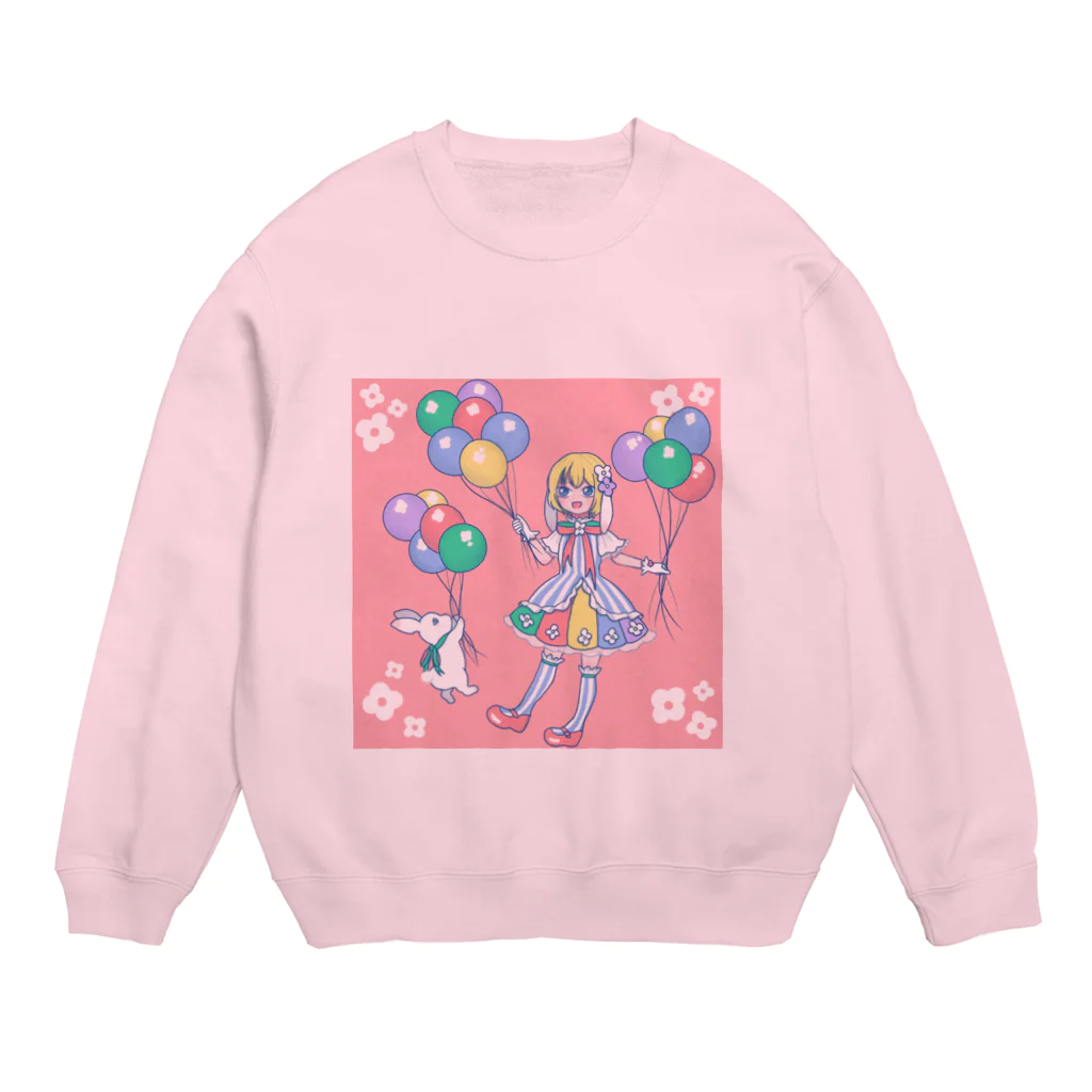 百合花のSpring Crew Neck Sweatshirt