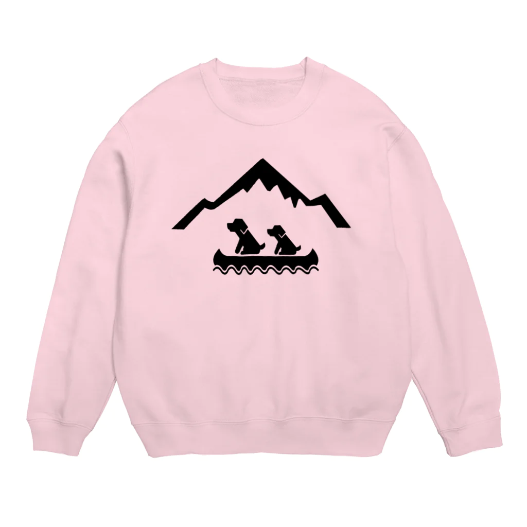 too muchの人間用のカヌー Crew Neck Sweatshirt