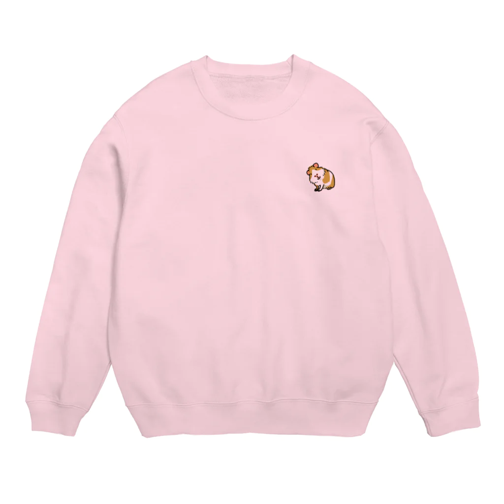 いたやもるしの４つ指ついて待ってるモルモット Crew Neck Sweatshirt