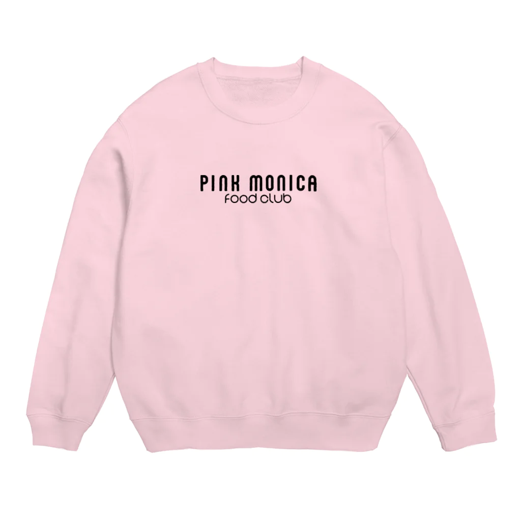 PINK_MONICA_FOODCULBのBLACK LOGO スウェット