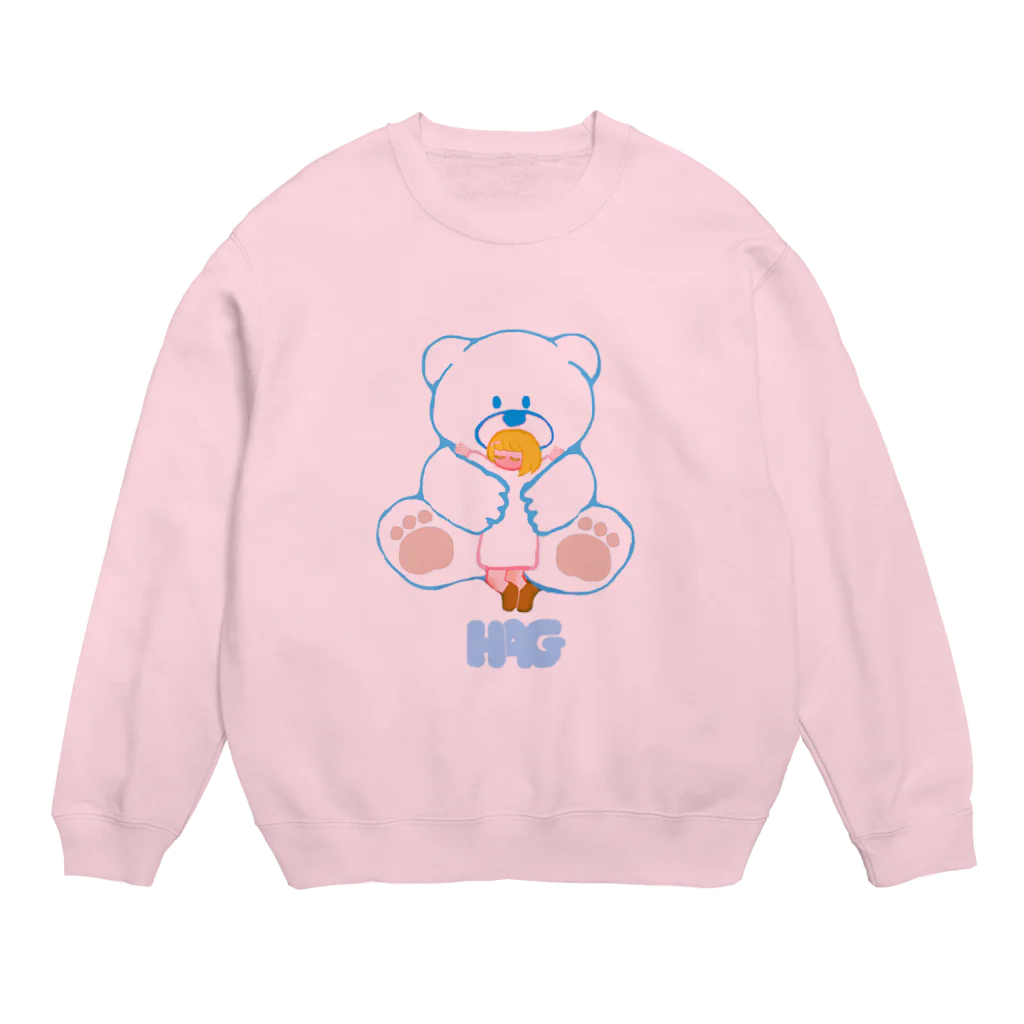 ♡〜♡の抱きしめて Crew Neck Sweatshirt