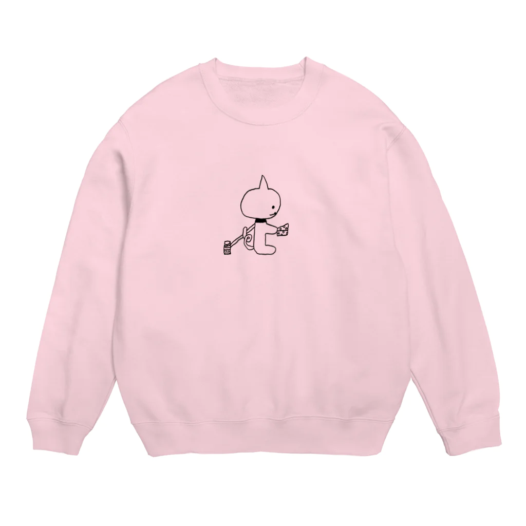 むらい　ゆうかのおまたせキャット Crew Neck Sweatshirt