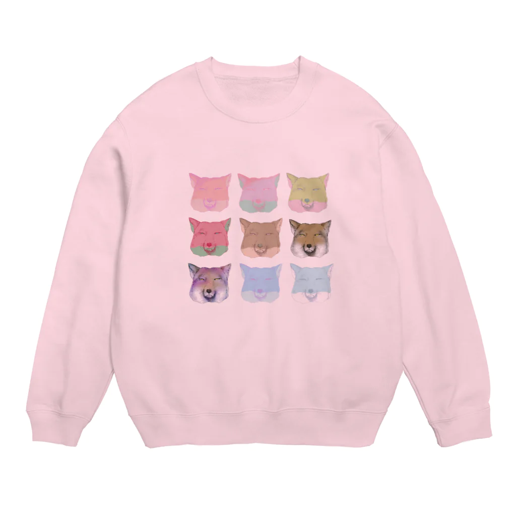 chiyokomeyaのチベットスナギツネにまみれたい Crew Neck Sweatshirt